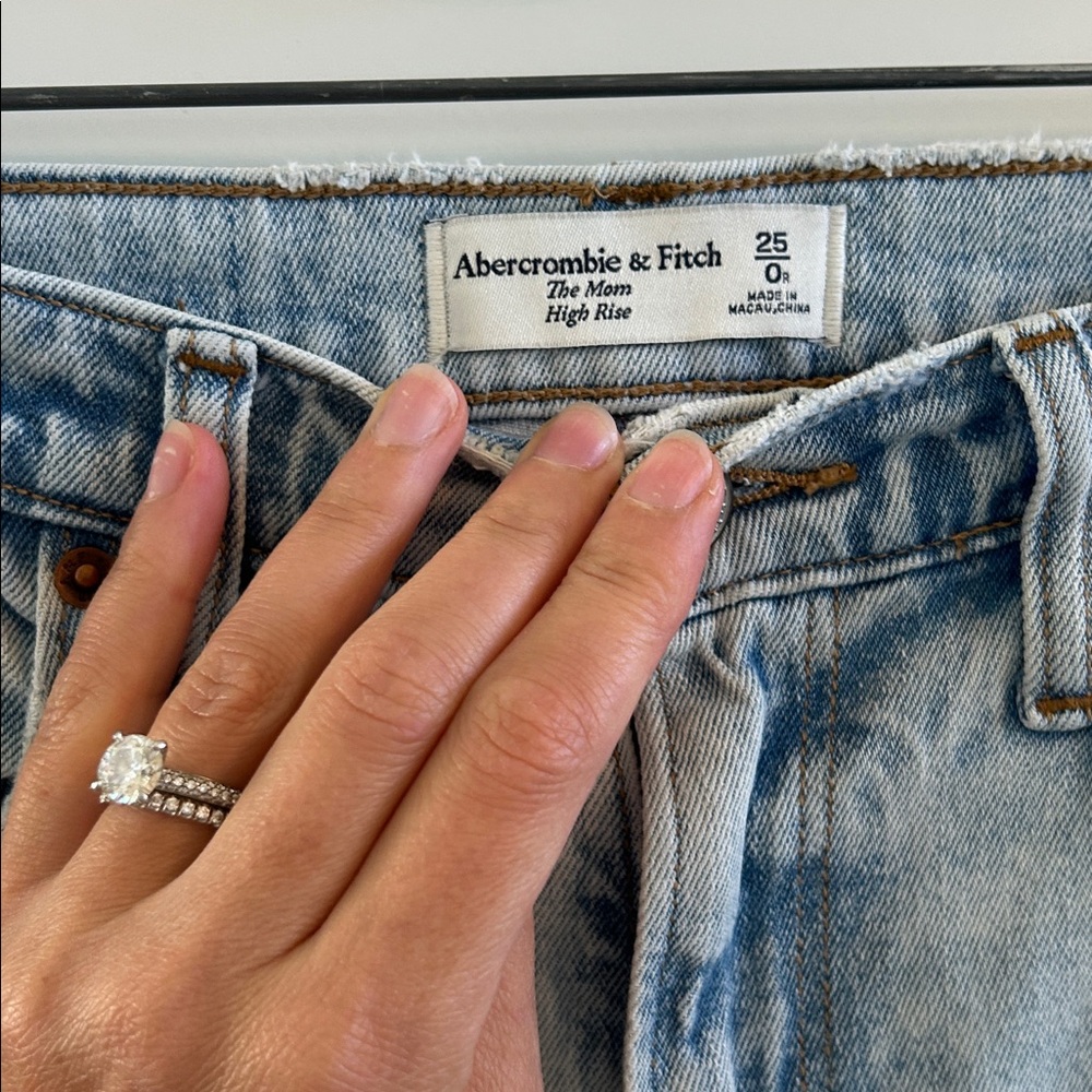 Abercrombie & Fitch Light Blue High Rise Jeans